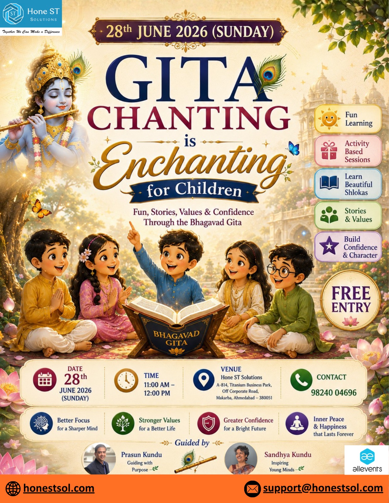 gita chanting is enchanting poster